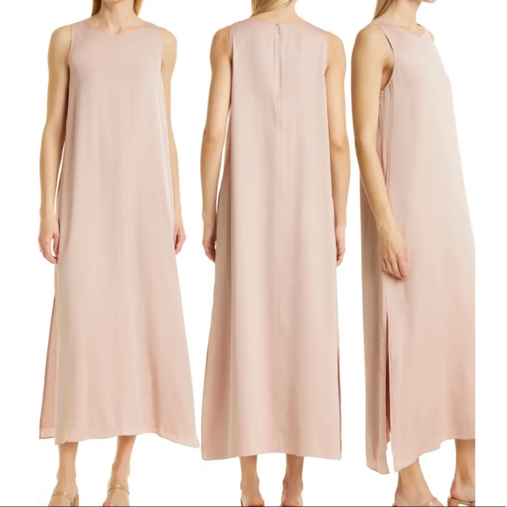 Nordstrom Signature Stretch Silk Tank Dress